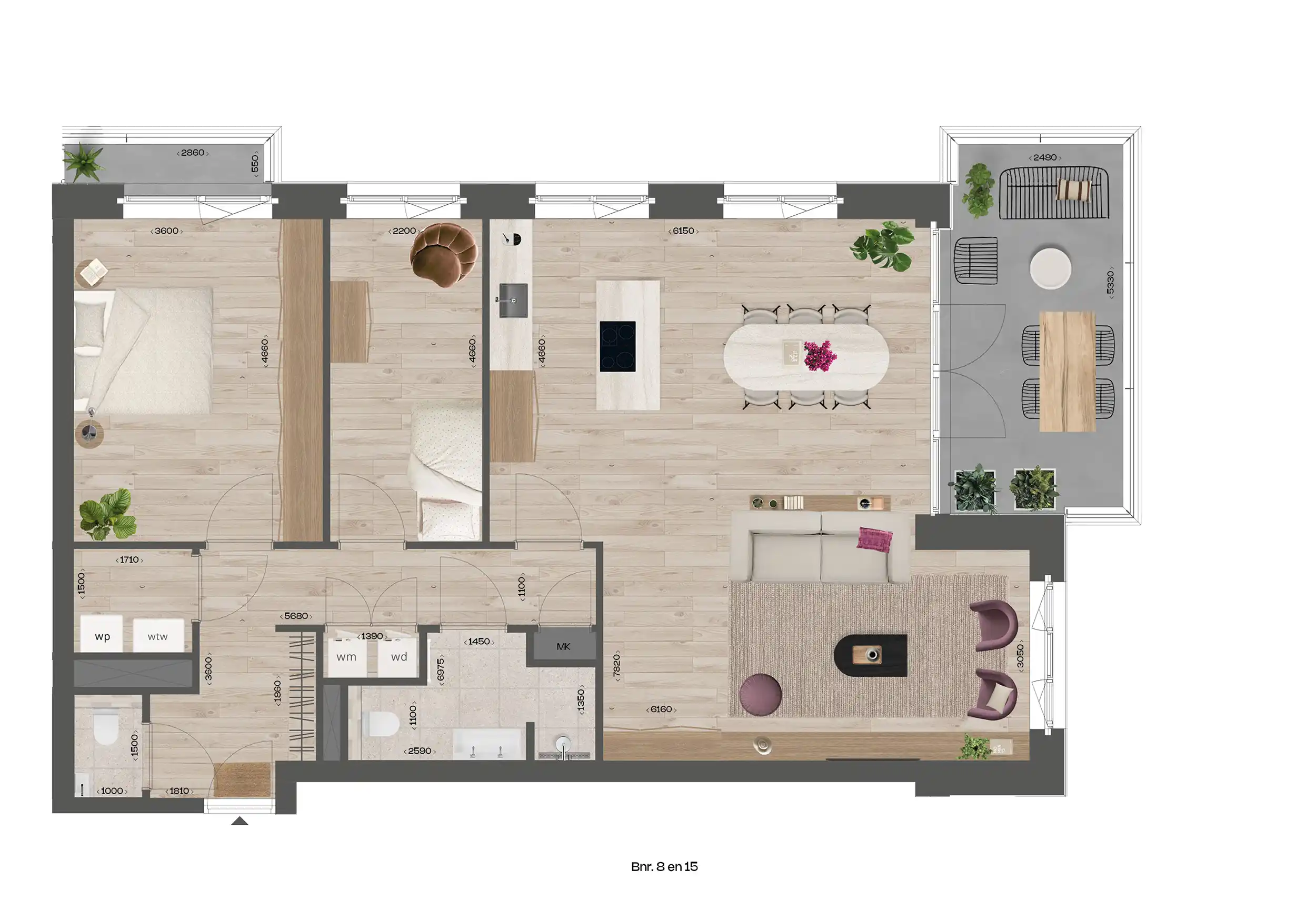 LangeVaart sfeerplattegrond bnr8